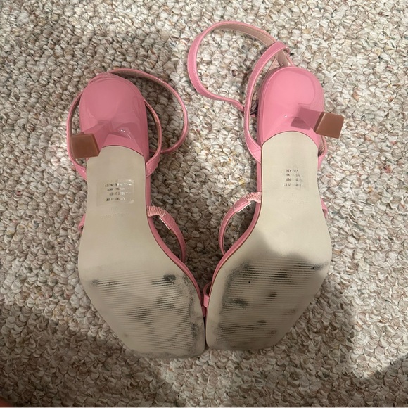 Pink Steve Madden Square Toe Heels - Picture 5 of 5